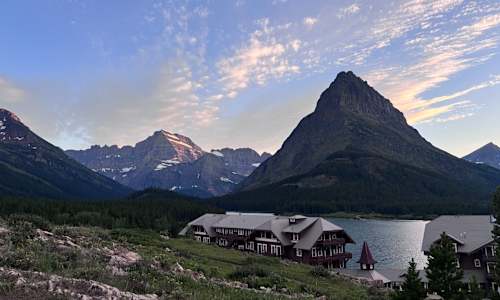 Many Glacier Hotel in Glacier National Park